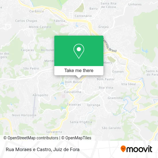 Rua Moraes e Castro map