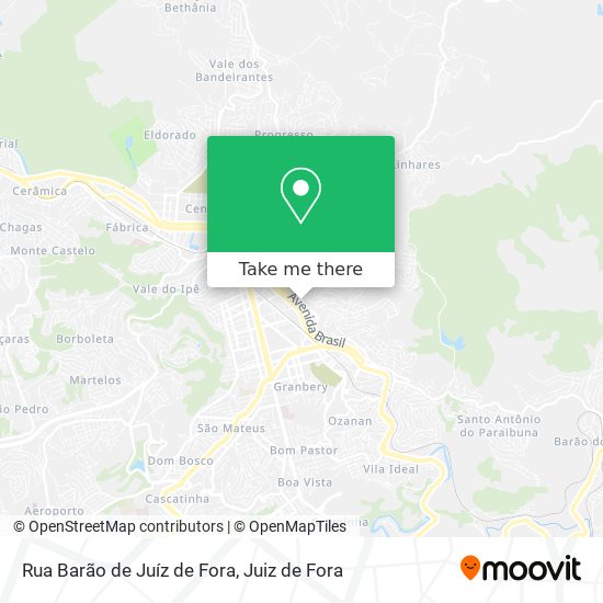 Rua Barão de Juíz de Fora map