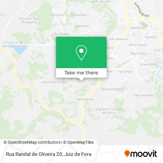 Rua Randal de Oliveira 20 map