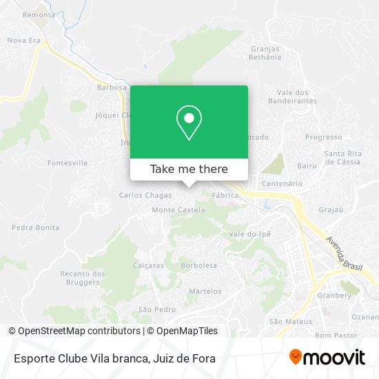 Esporte Clube Vila branca map