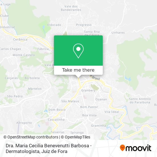 Dra. Maria Cecilia Benevenutti Barbosa - Dermatologista map