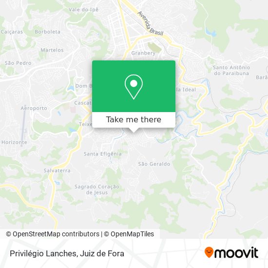 Privilégio Lanches map