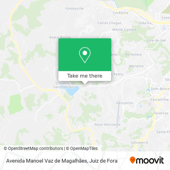 Avenida Manoel Vaz de Magalhães map