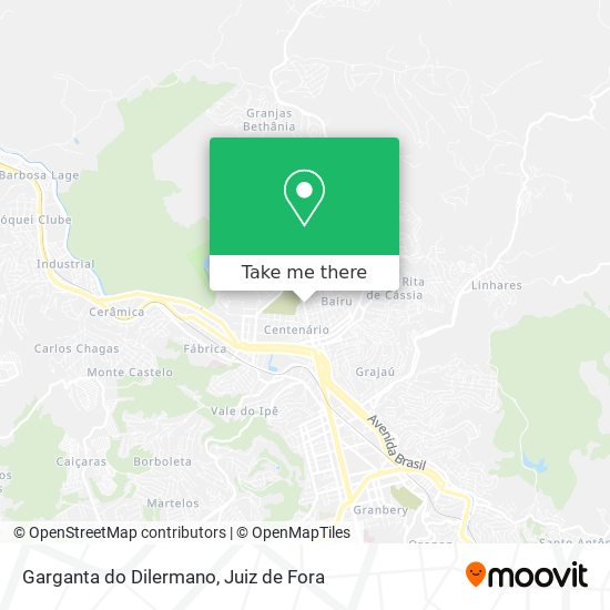 Garganta do Dilermano map