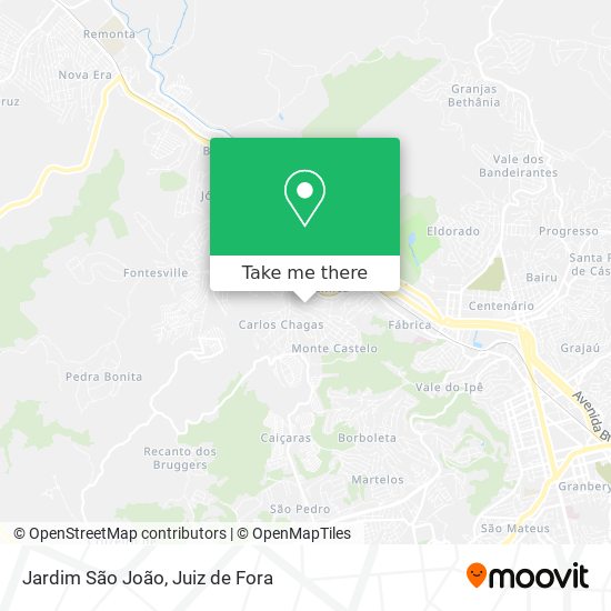 Mapa Jardim São João
