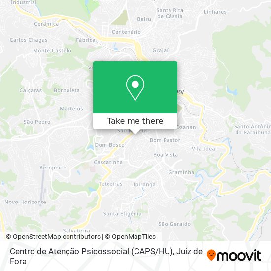 Centro de Atenção Psicossocial (CAPS / HU) map