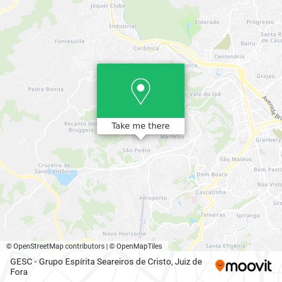 GESC - Grupo Espírita Seareiros de Cristo map