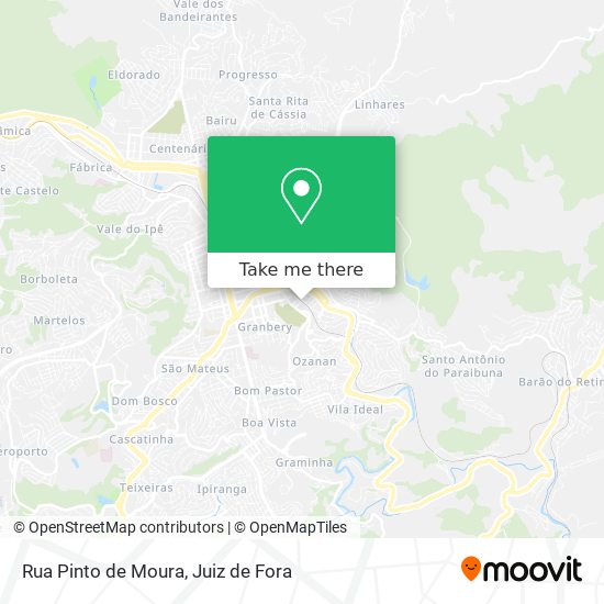 Mapa Rua Pinto de Moura