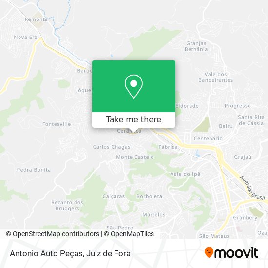 Mapa Antonio Auto Peças