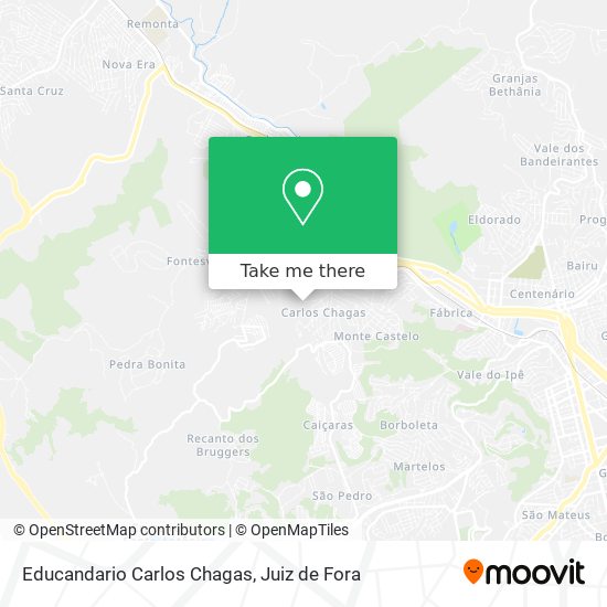 Educandario Carlos Chagas map
