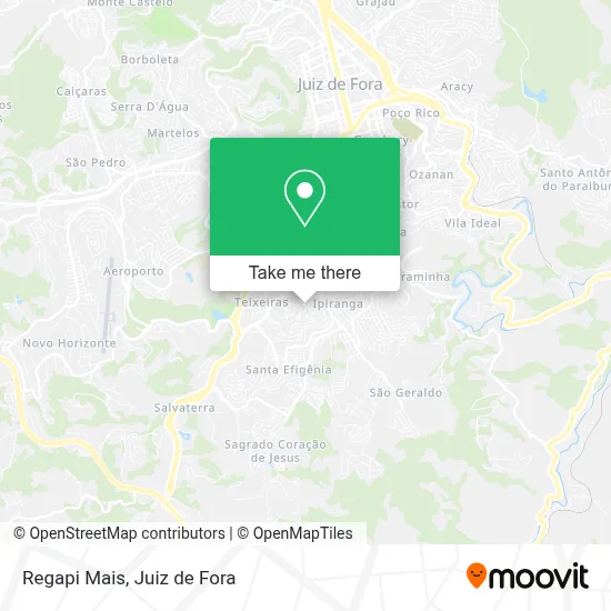 Regapi Mais map