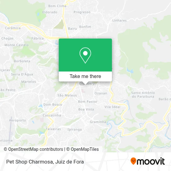 Pet Shop Charmosa map