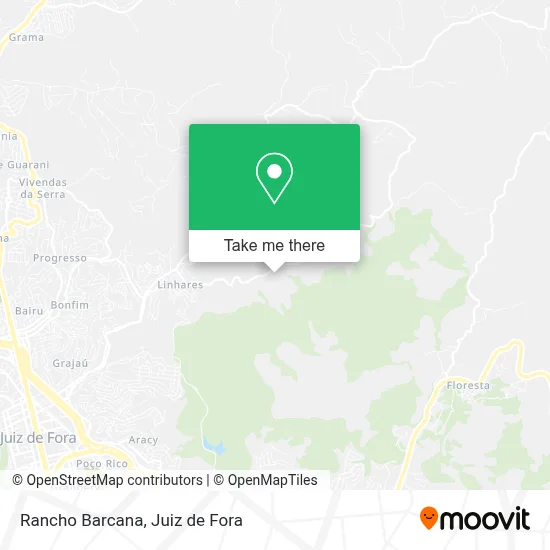 Rancho Barcana map