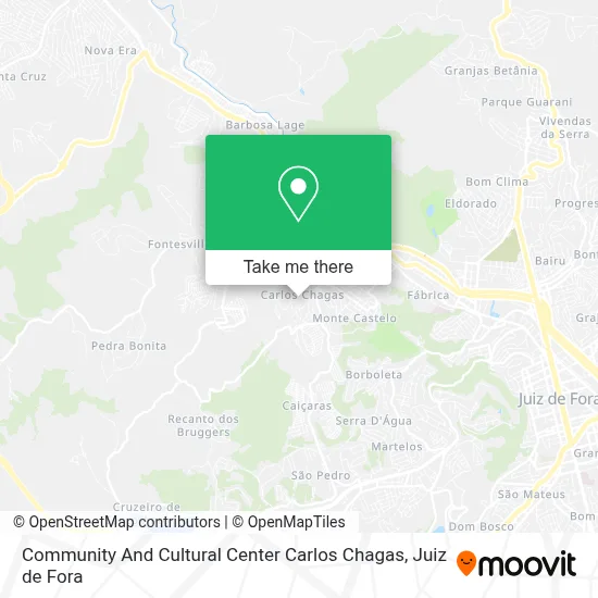 Community And Cultural Center Carlos Chagas map