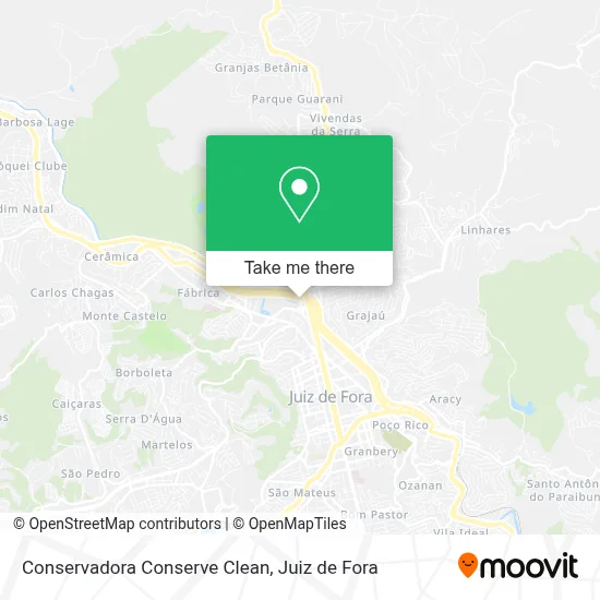Conservadora Conserve Clean map