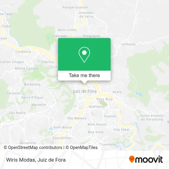 Wiris Modas map