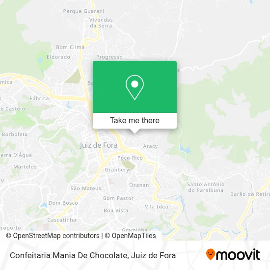 Confeitaria Mania De Chocolate map