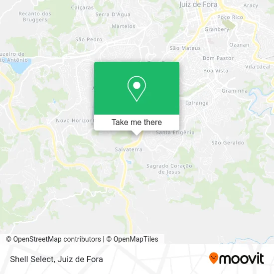 Shell Select map