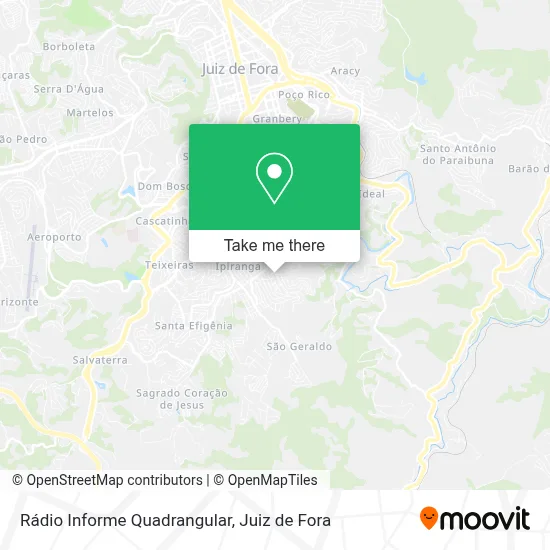 Rádio Informe Quadrangular map