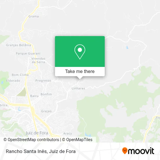 Rancho Santa Inês map