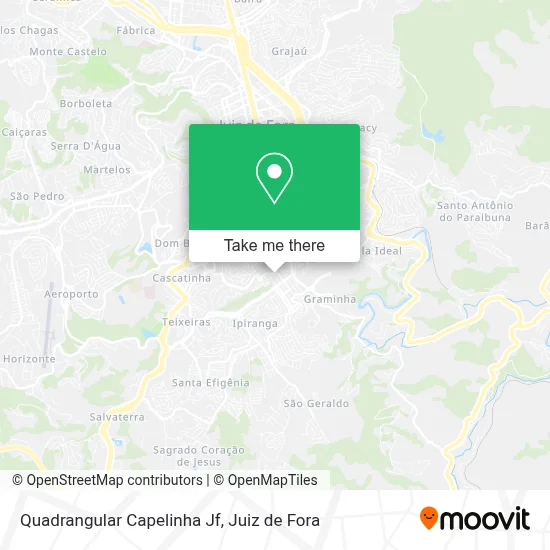 Quadrangular Capelinha Jf map