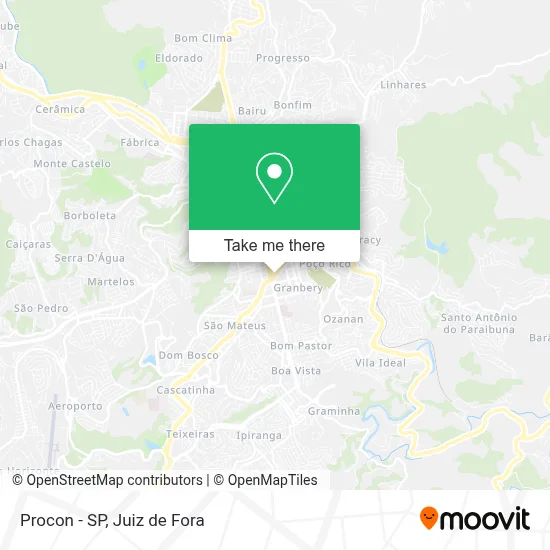 Procon - SP map
