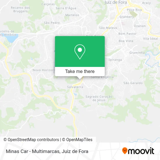 Minas Car - Multimarcas map