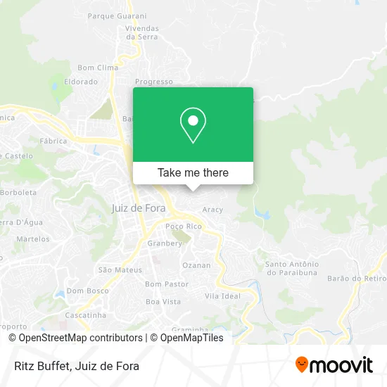 Ritz Buffet map