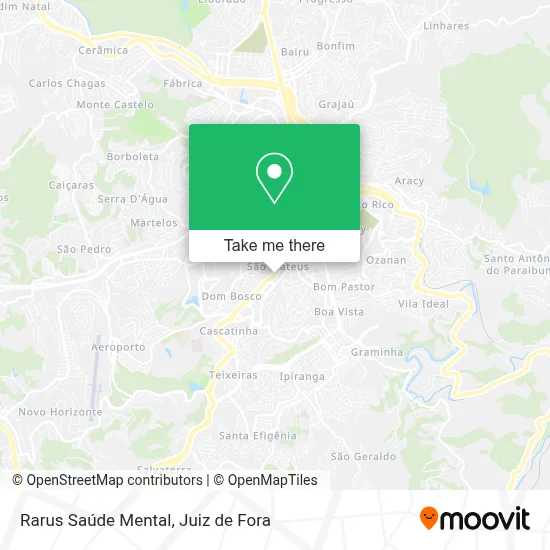 Rarus Saúde Mental map