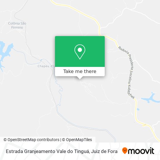 Estrada Granjeamento Vale do Tinguá map