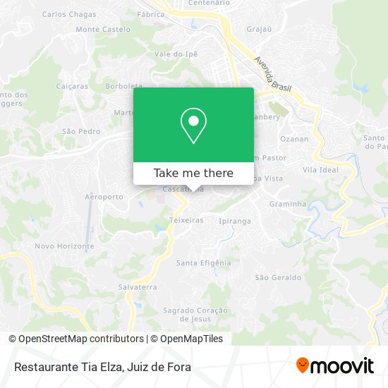 Mapa Restaurante Tia Elza