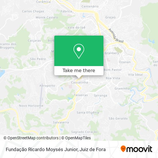 Fundação Ricardo Moysés Junior map