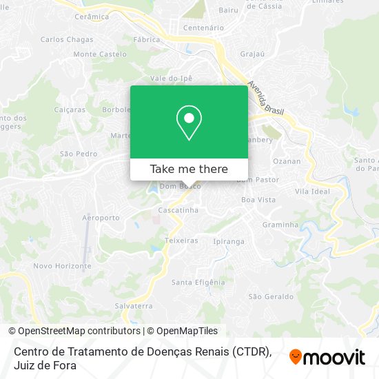 Centro de Tratamento de Doenças Renais (CTDR) map