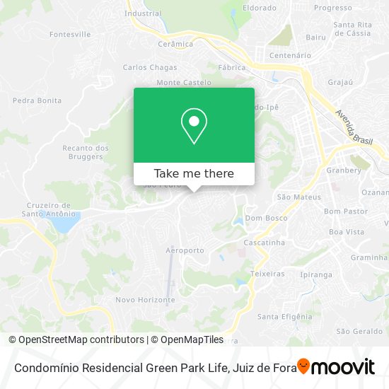 Condomínio Residencial Green Park Life map