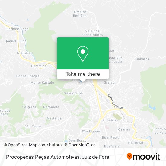 Procopeças Peças Automotivas map