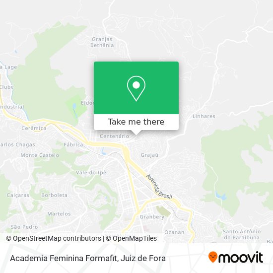 Academia Feminina Formafit map