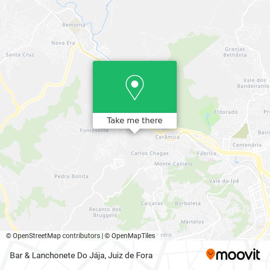 Bar &  Lanchonete Do Jája map