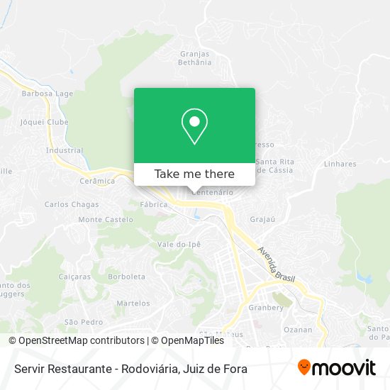 Servir Restaurante - Rodoviária map