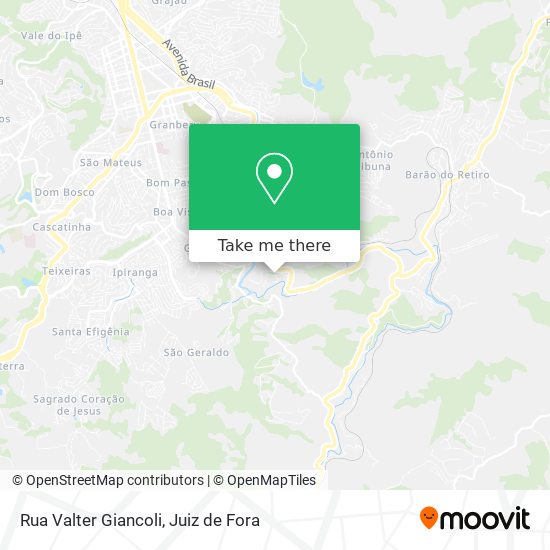 Rua Valter Giancoli map