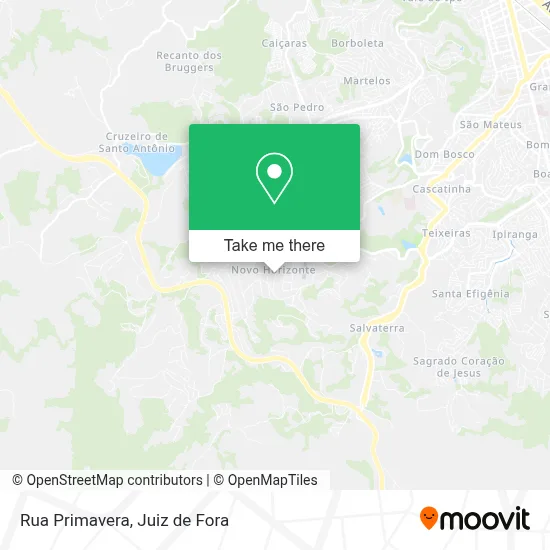 Rua Primavera map