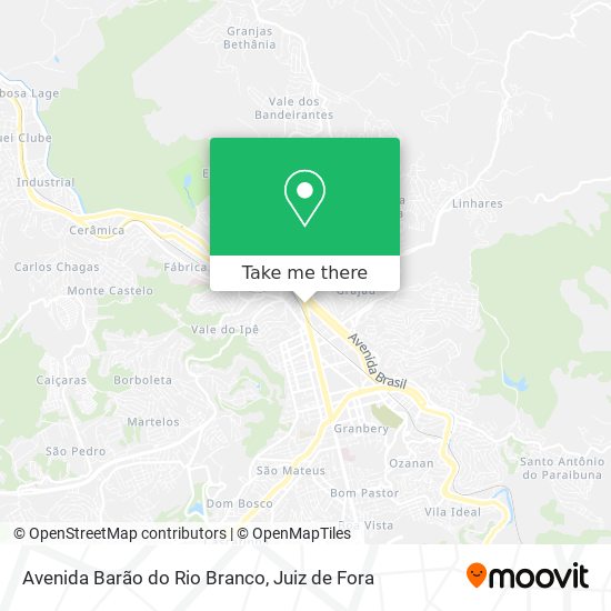 Avenida Barão do Rio Branco map