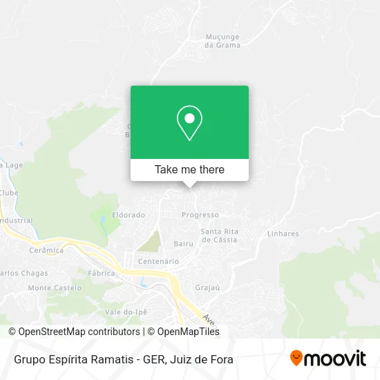 Grupo Espírita Ramatis - GER map