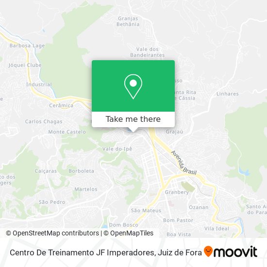 Centro De Treinamento JF Imperadores map