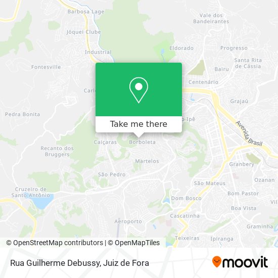 Rua Guilherme Debussy map