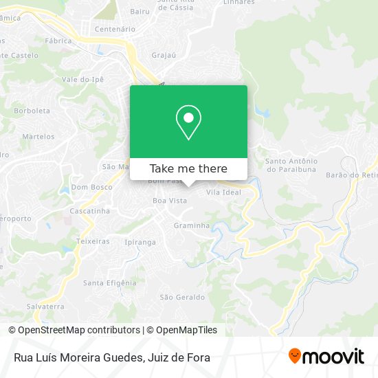 Rua Luís Moreira Guedes map