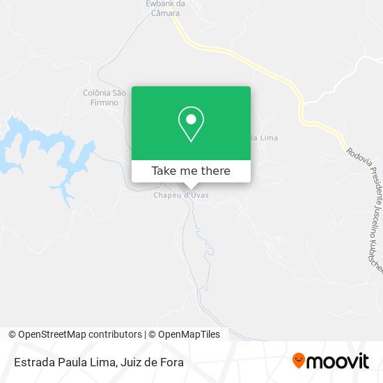 Estrada Paula Lima map