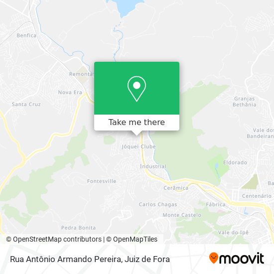 Rua Antônio Armando Pereira map