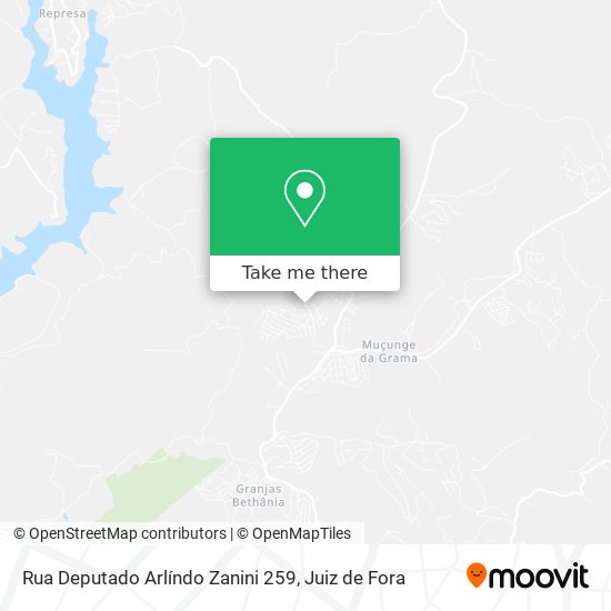 Mapa Rua Deputado Arlíndo Zanini 259