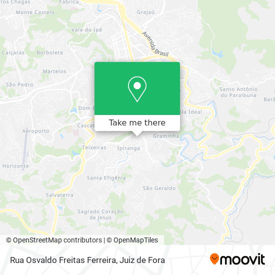 Rua Osvaldo Freitas Ferreira map