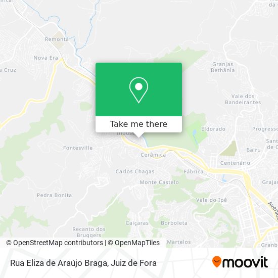 Rua Eliza de Araújo Braga map